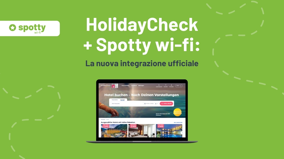 HolidayCheck integrato a Spotty wifi
