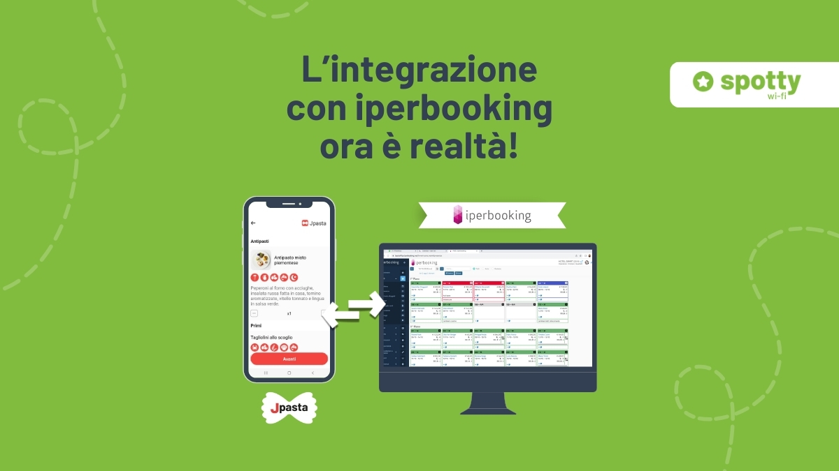 Iperbooking integrato a Spotty wifi