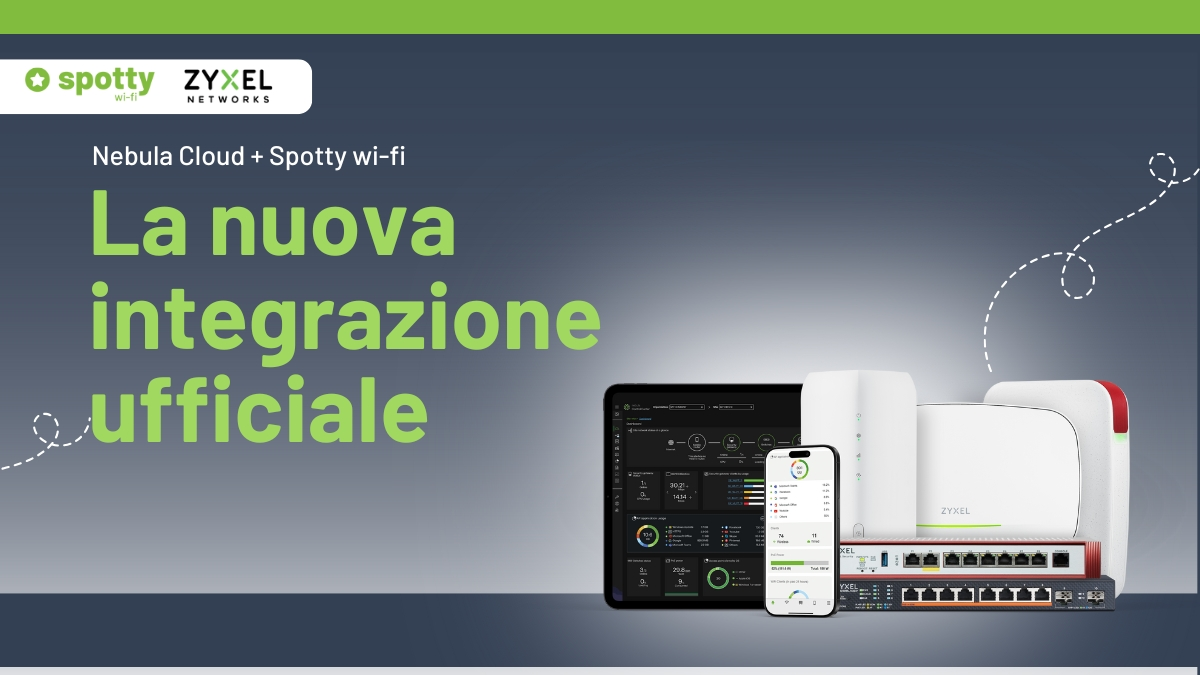 Spotty wi-fi e Nebula Cloud Networking, l’integrazione