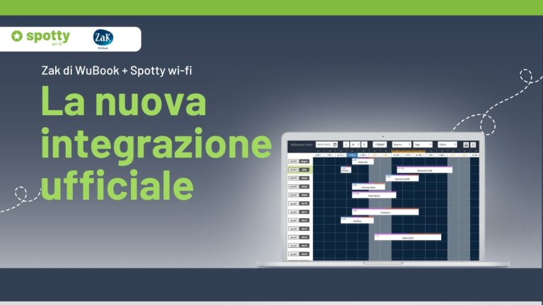 Spotty wi-fi e il PMS Zak di WuBook: la nuova integrazione